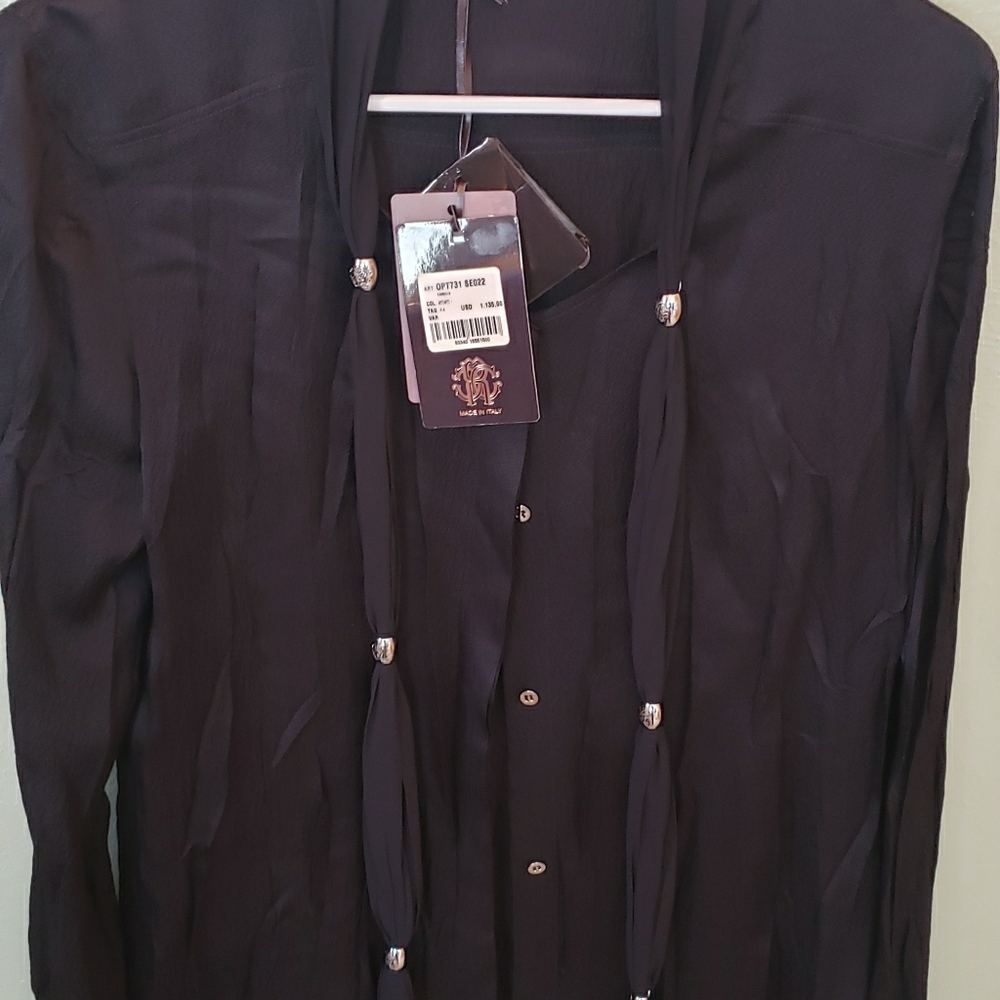 Roberto Cavalli 100% silk blouse